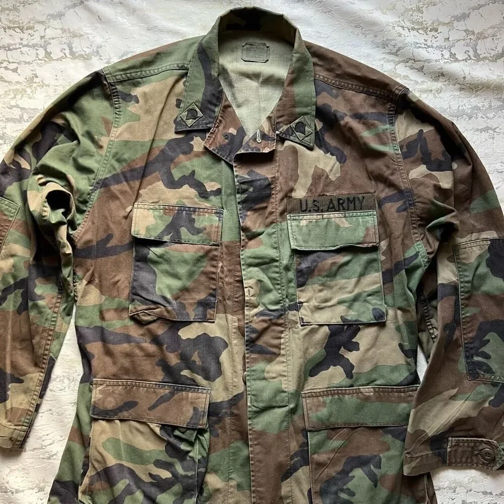 US Army issue 1990 Woodland Jacket camouflage vintage